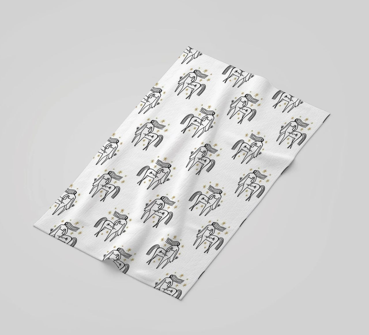 Sagittarius Pattern serviette de plage de treechild
