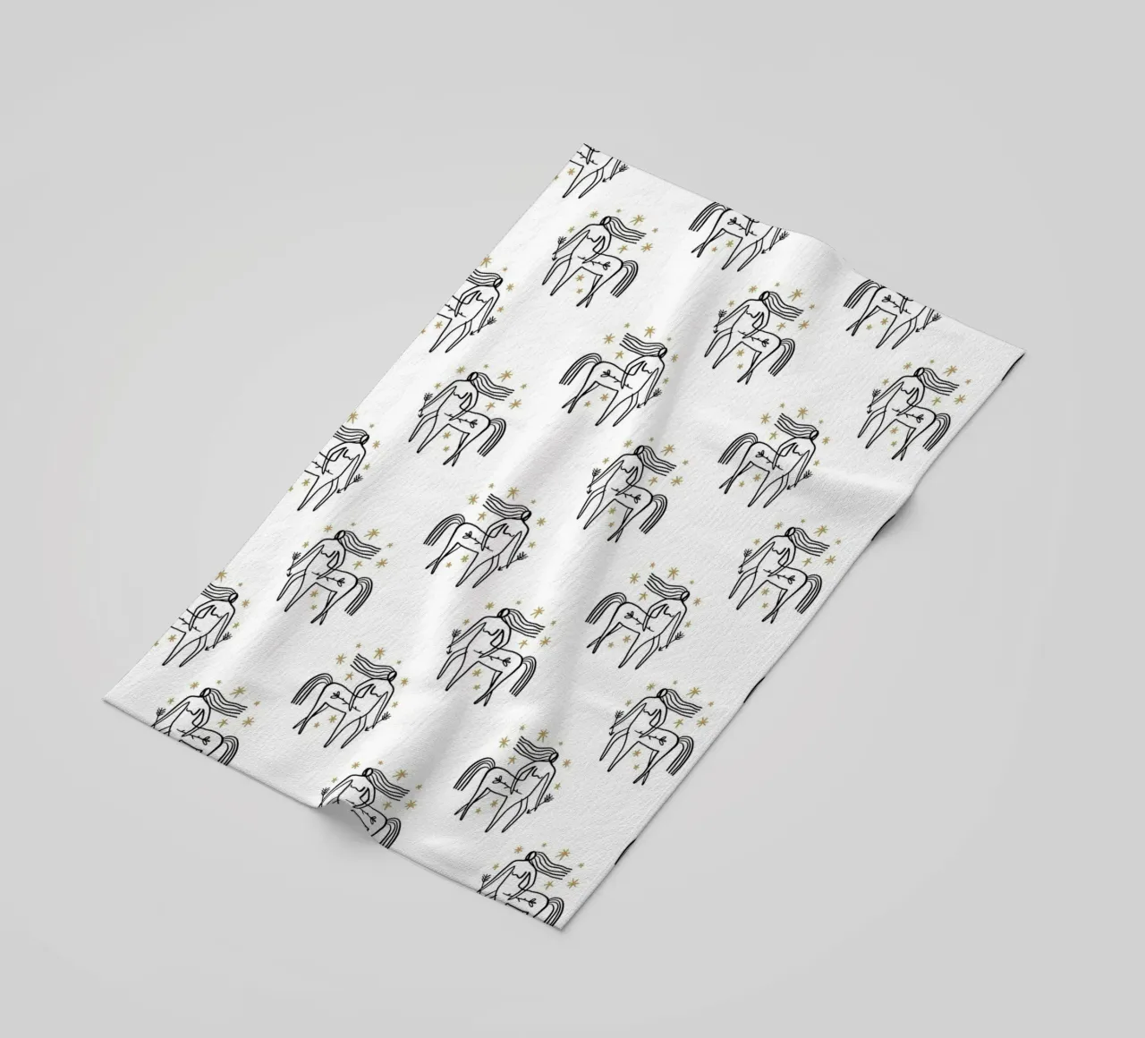 Sagittarius Pattern toalla de playa de treechild