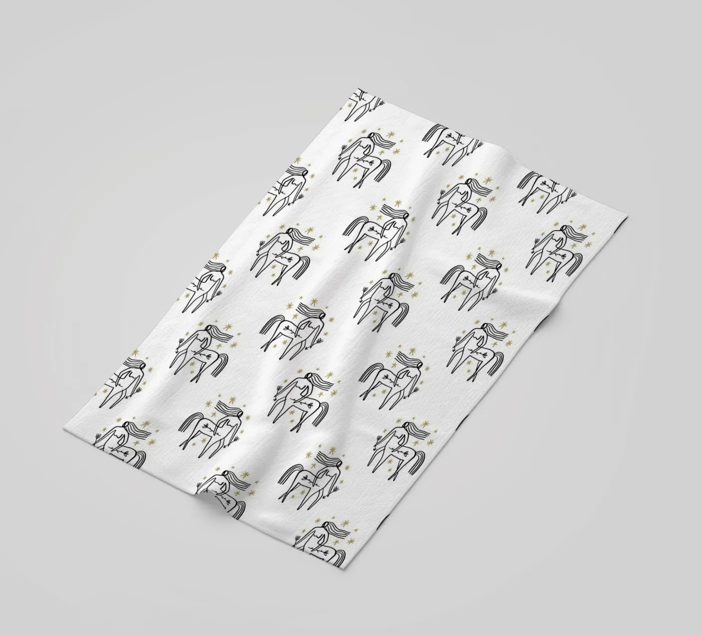 Sagittarius Pattern strandhanddoek van treechild