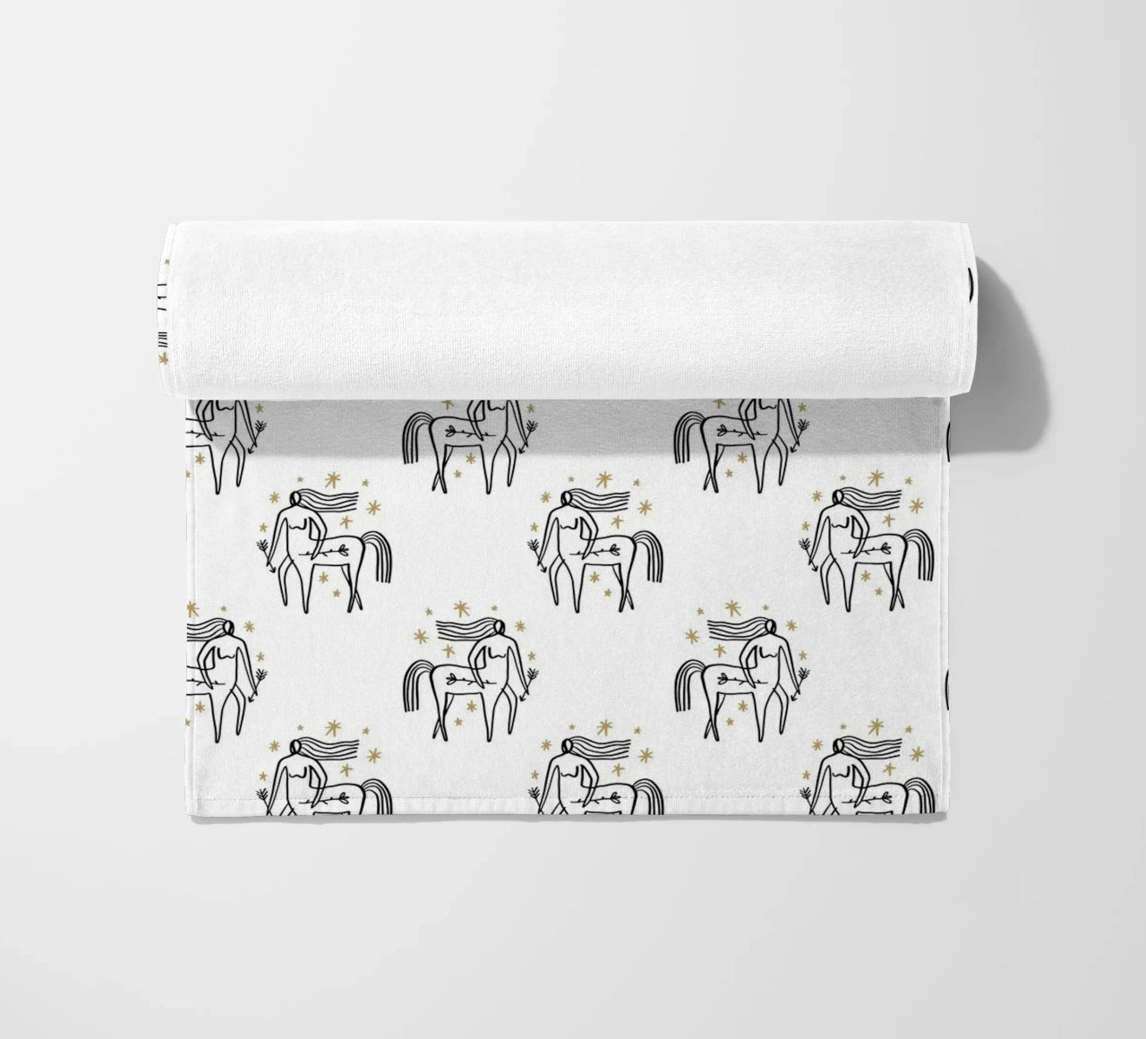Sagittarius Pattern serviette de plage de treechild