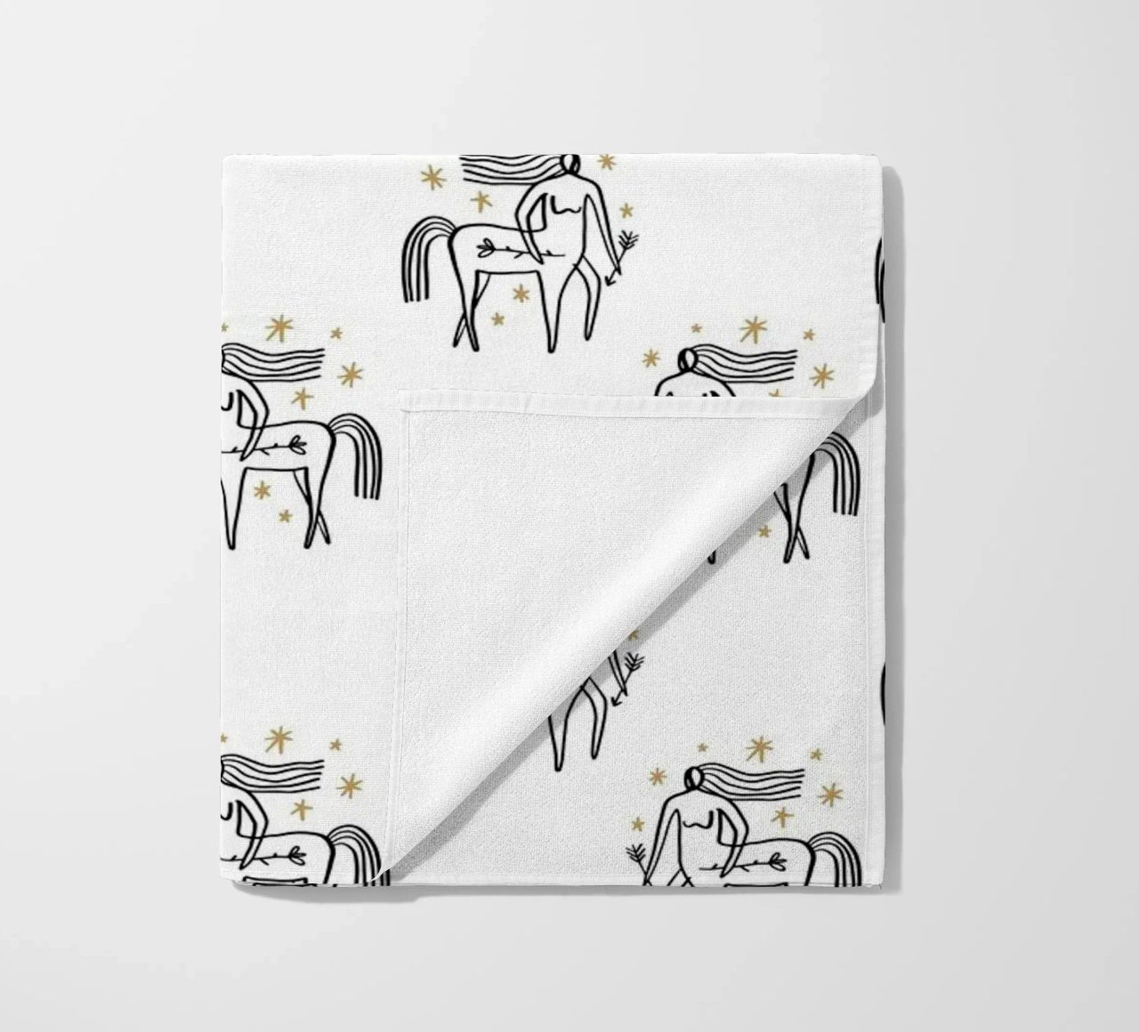 Sagittarius Pattern serviette de plage de treechild
