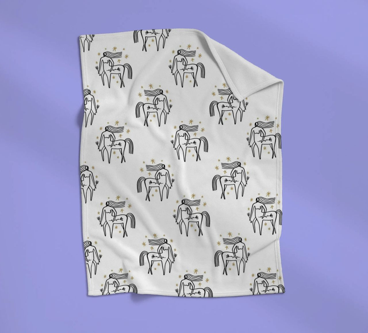 Sagittarius Pattern coperta in pile da treechild