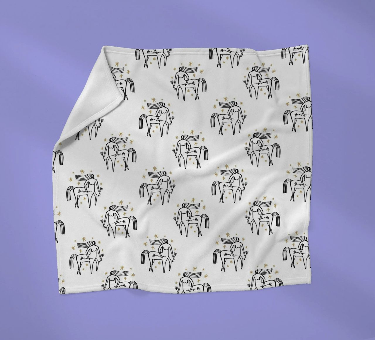 Sagittarius Pattern coperta in pile da treechild