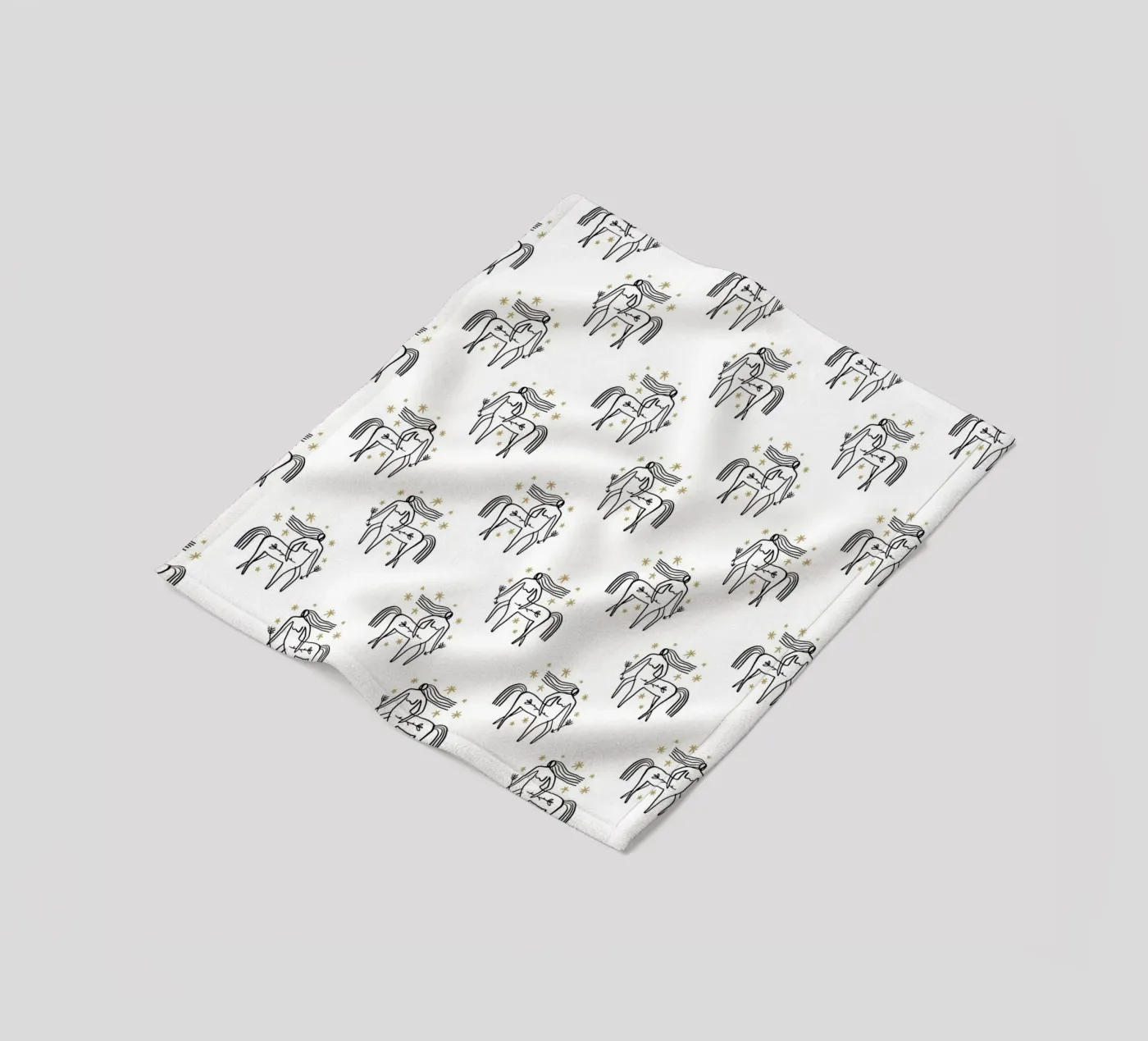 Sagittarius Pattern fleece blanket by treechild