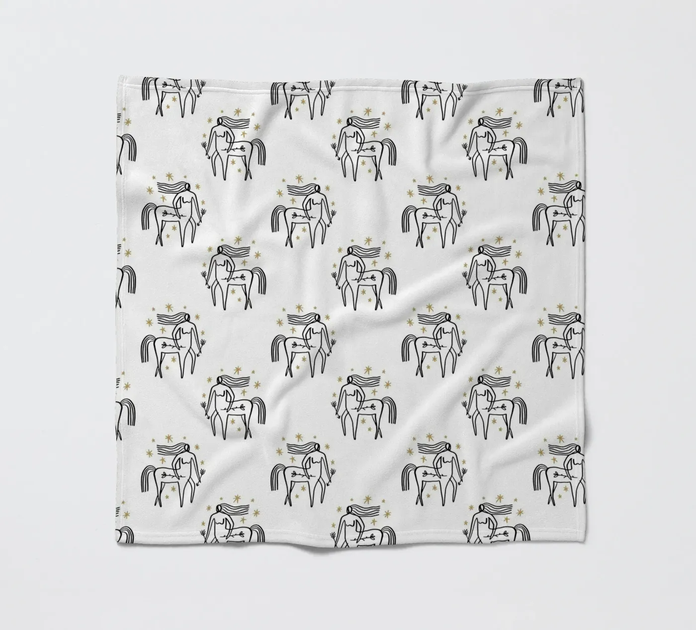 Sagittarius Pattern Fleecedecke von treechild