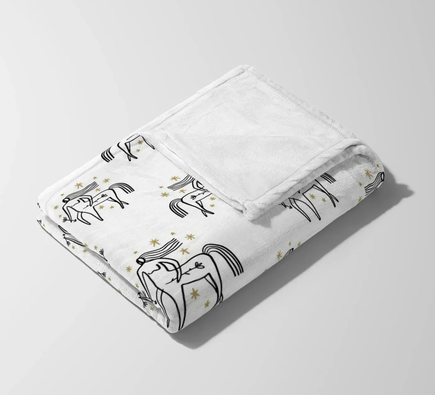 Sagittarius Pattern fleece blanket by treechild