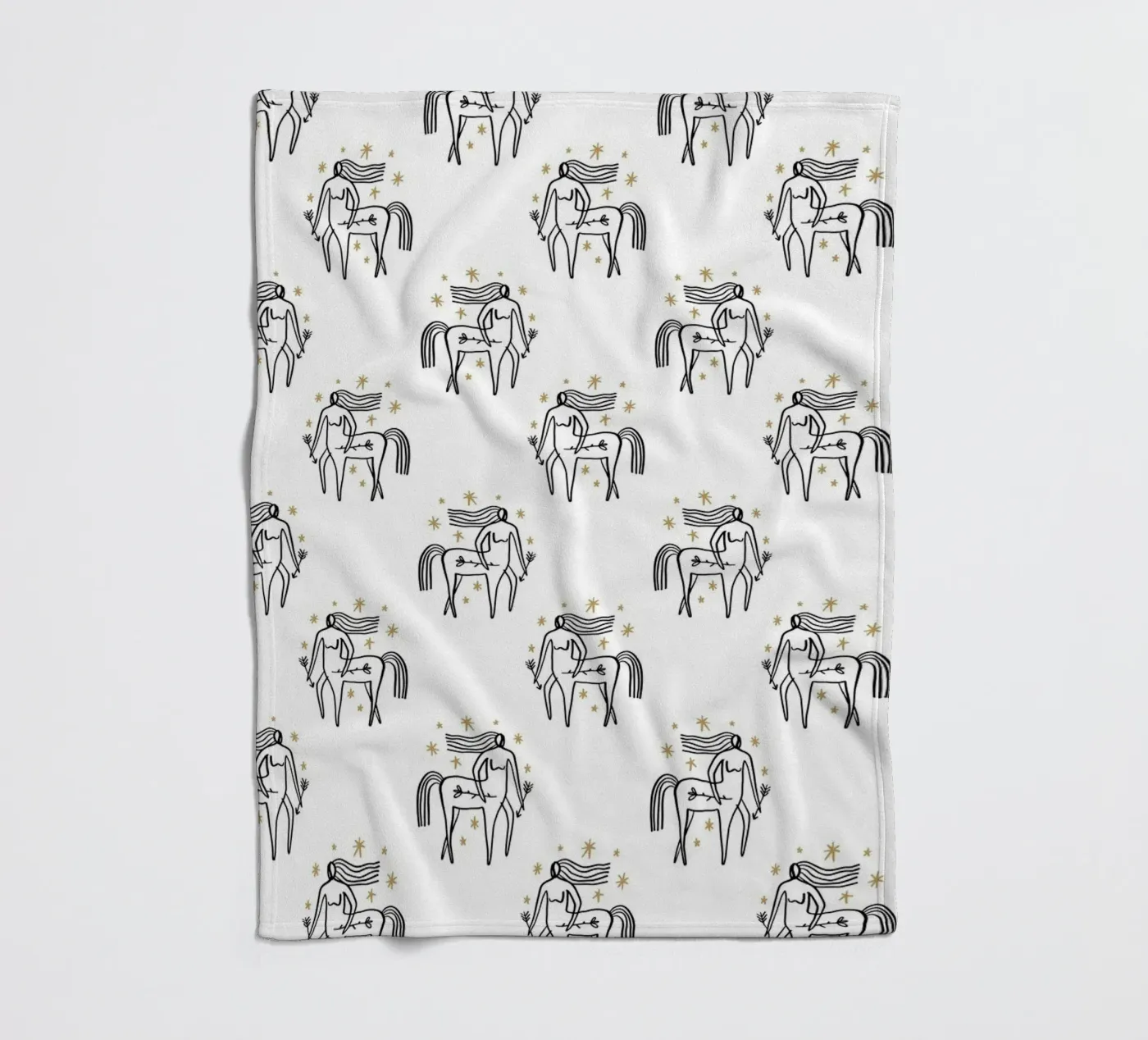 Sagittarius Pattern Fleecedecke von treechild