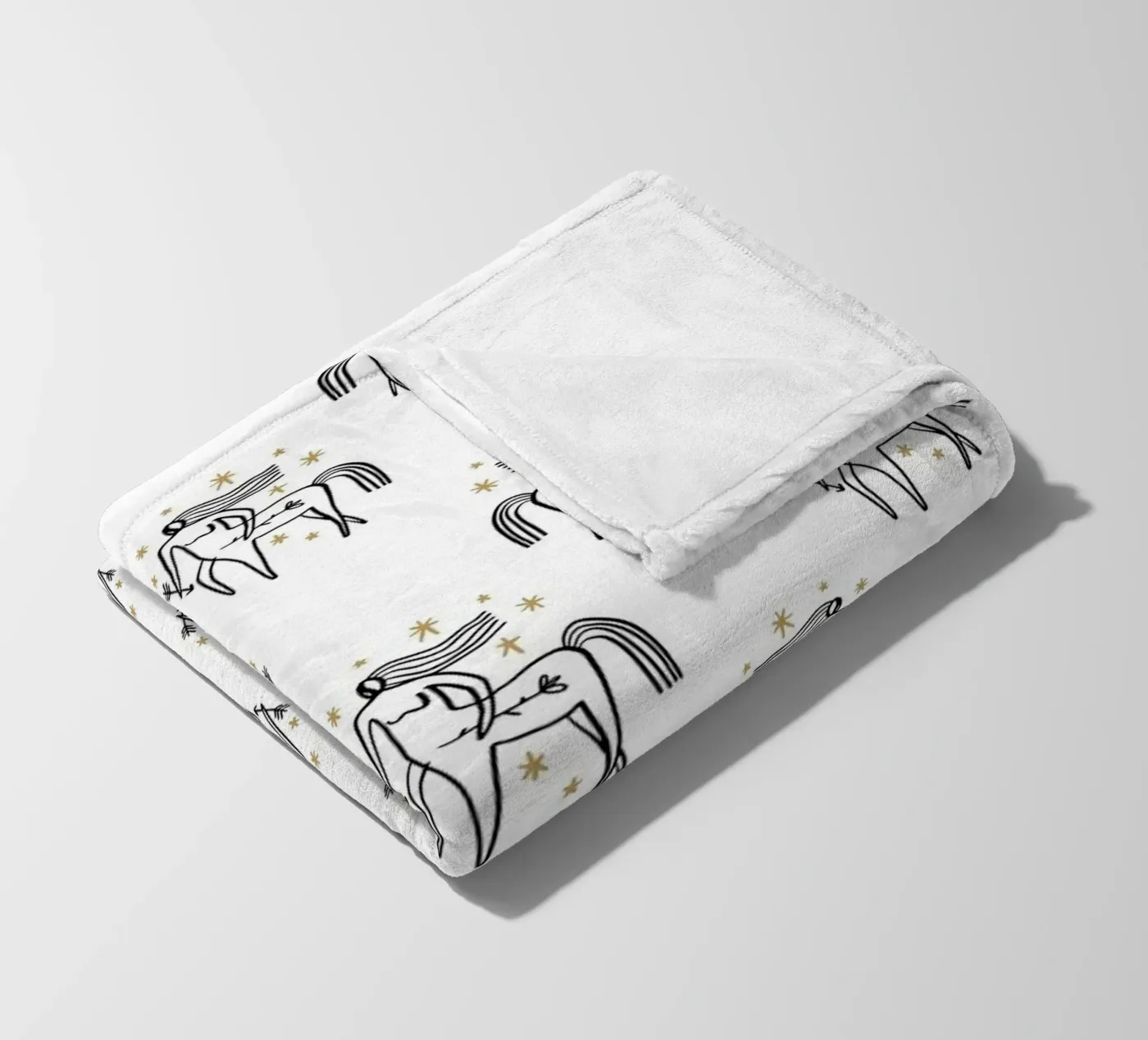 Sagittarius Pattern fleece blanket by treechild