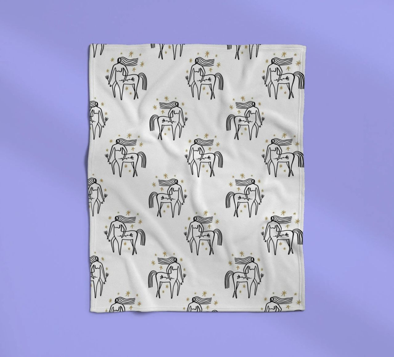 Sagittarius Pattern coperta in pile da treechild