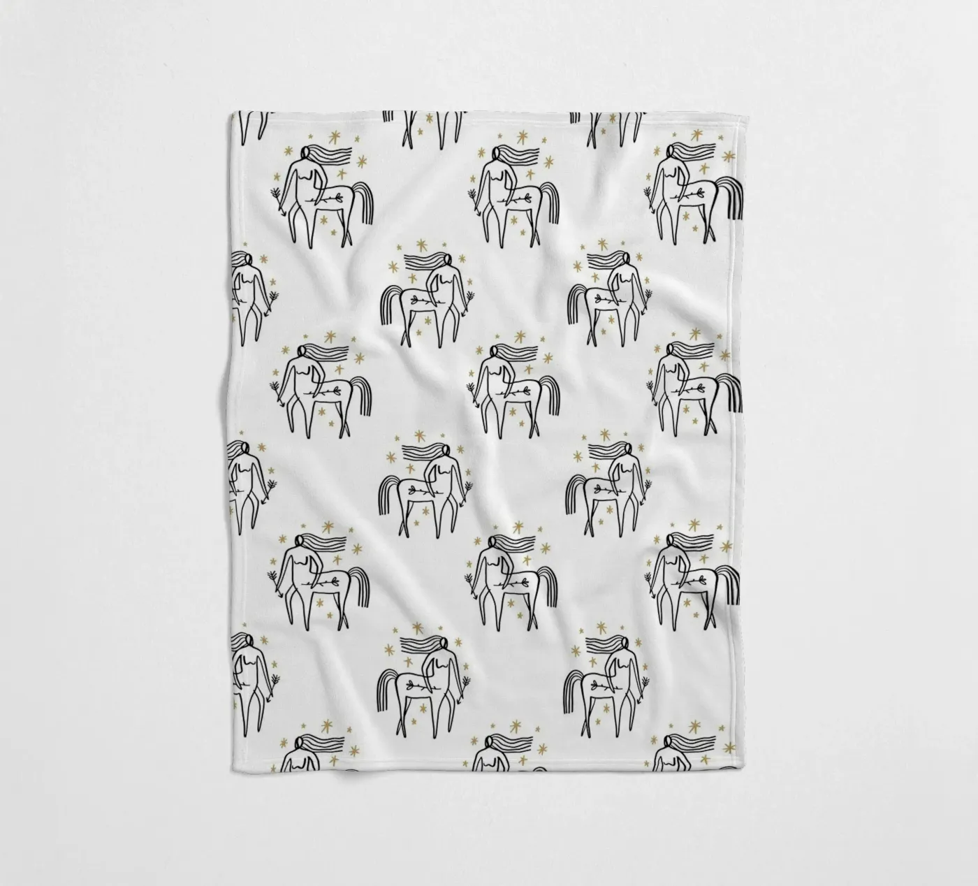 Sagittarius Pattern Fleecedecke von treechild