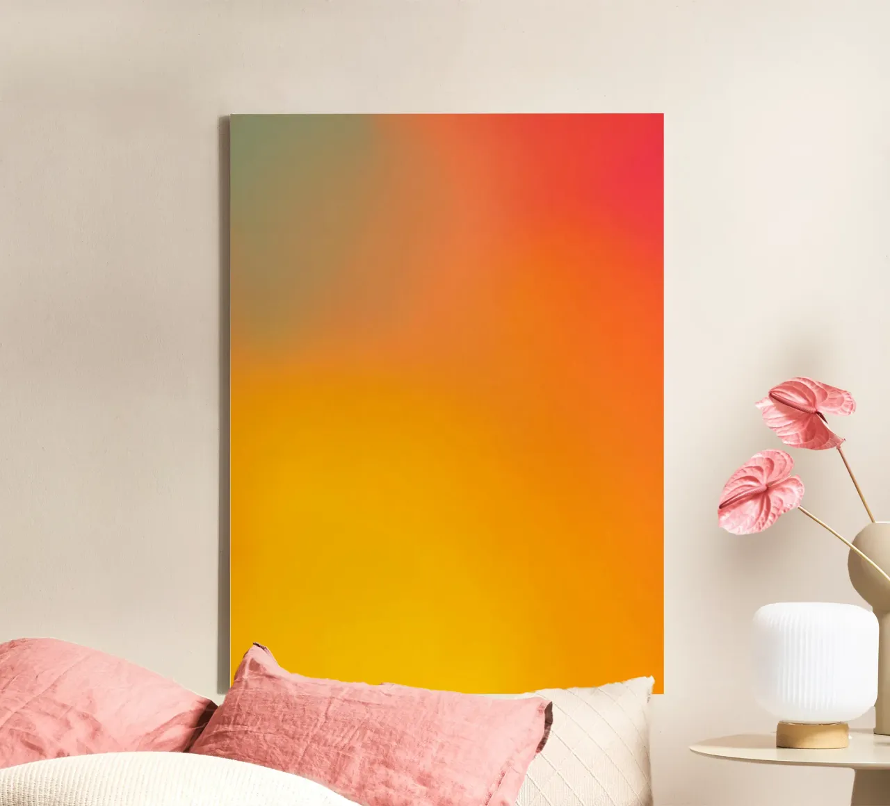 Metamorfose - Zonovergoten canvas met Baklijst van Petra Lang