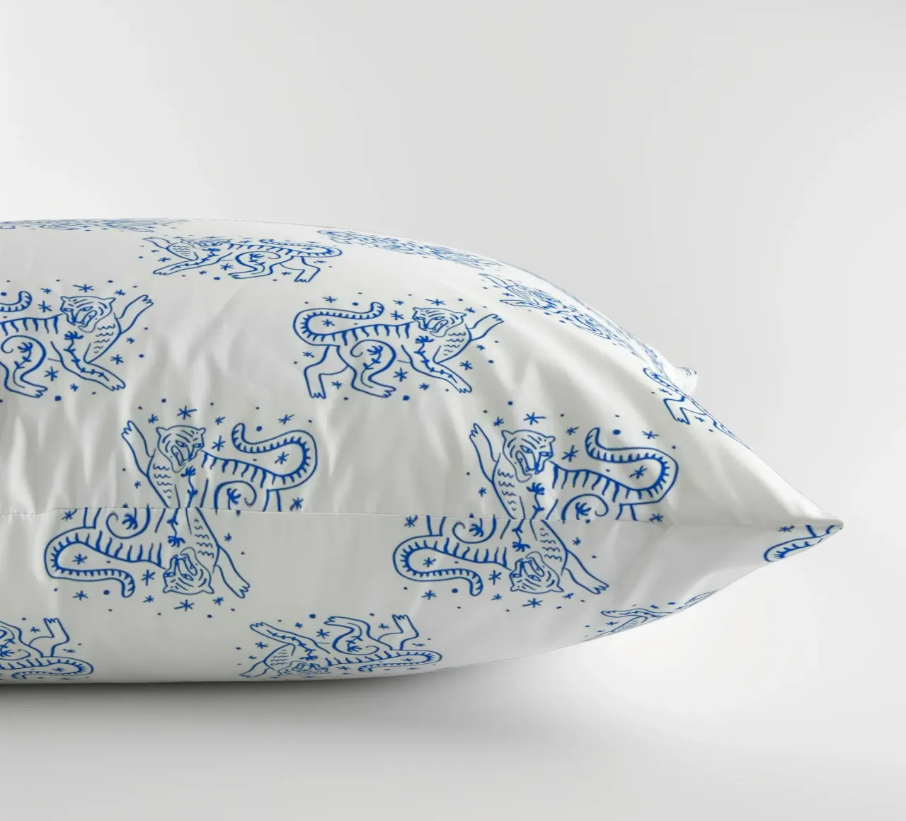 Tiger Pattern decorative cushion by treechild