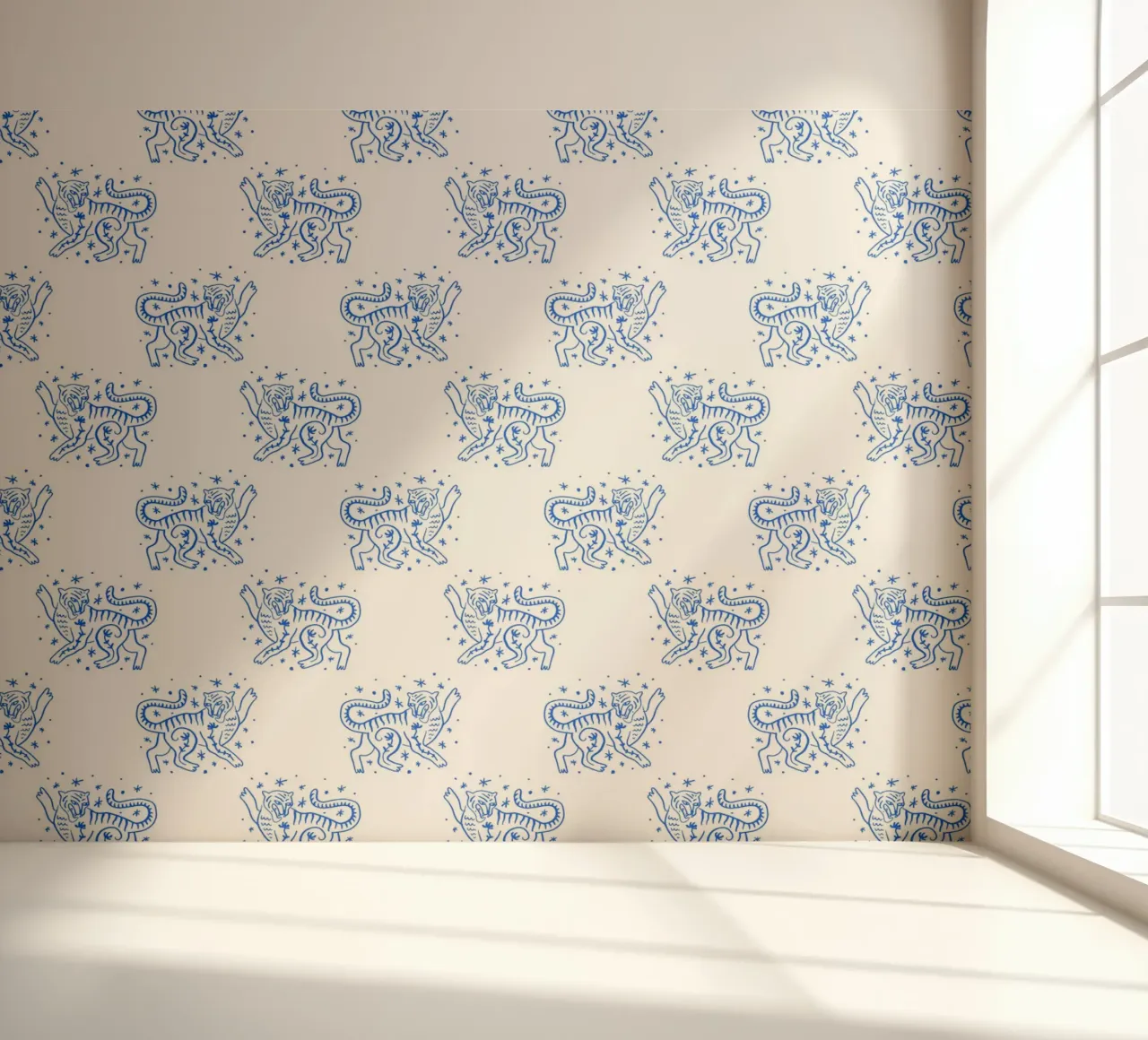 Tiger Pattern fotobehang van treechild