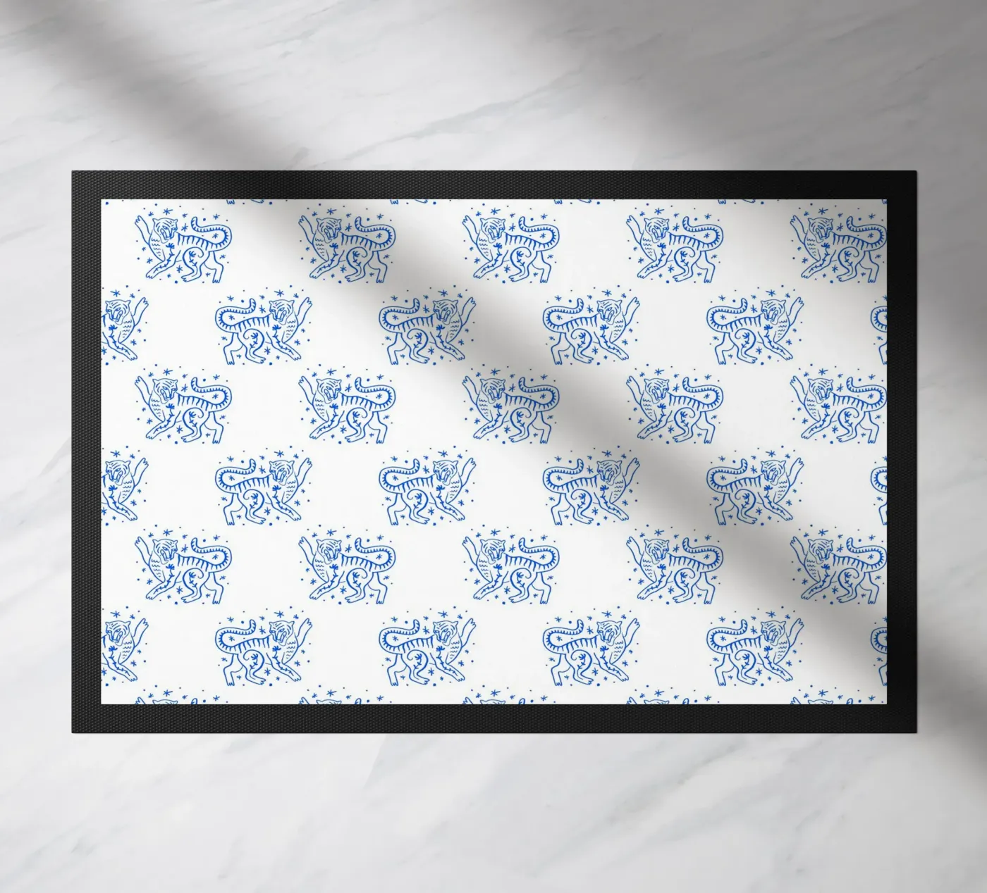Tiger Pattern doormat by treechild