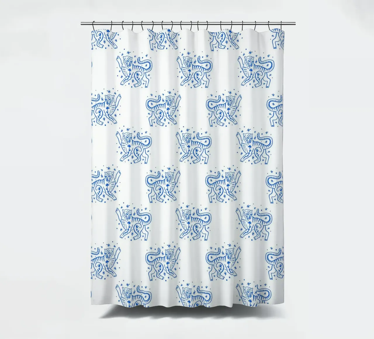 Tiger Pattern Duschvorhang von treechild