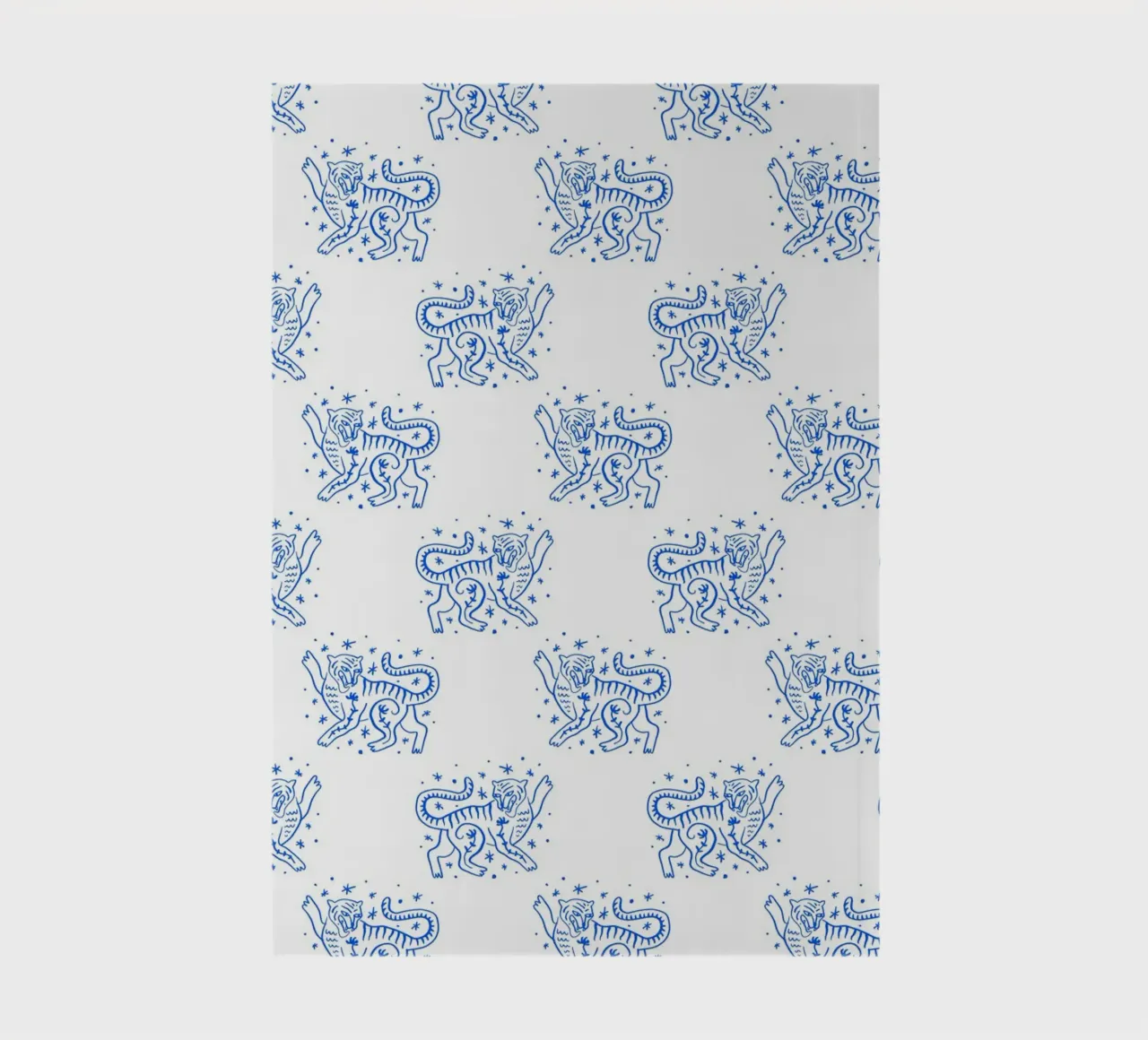 Tiger Pattern notebook by treechild