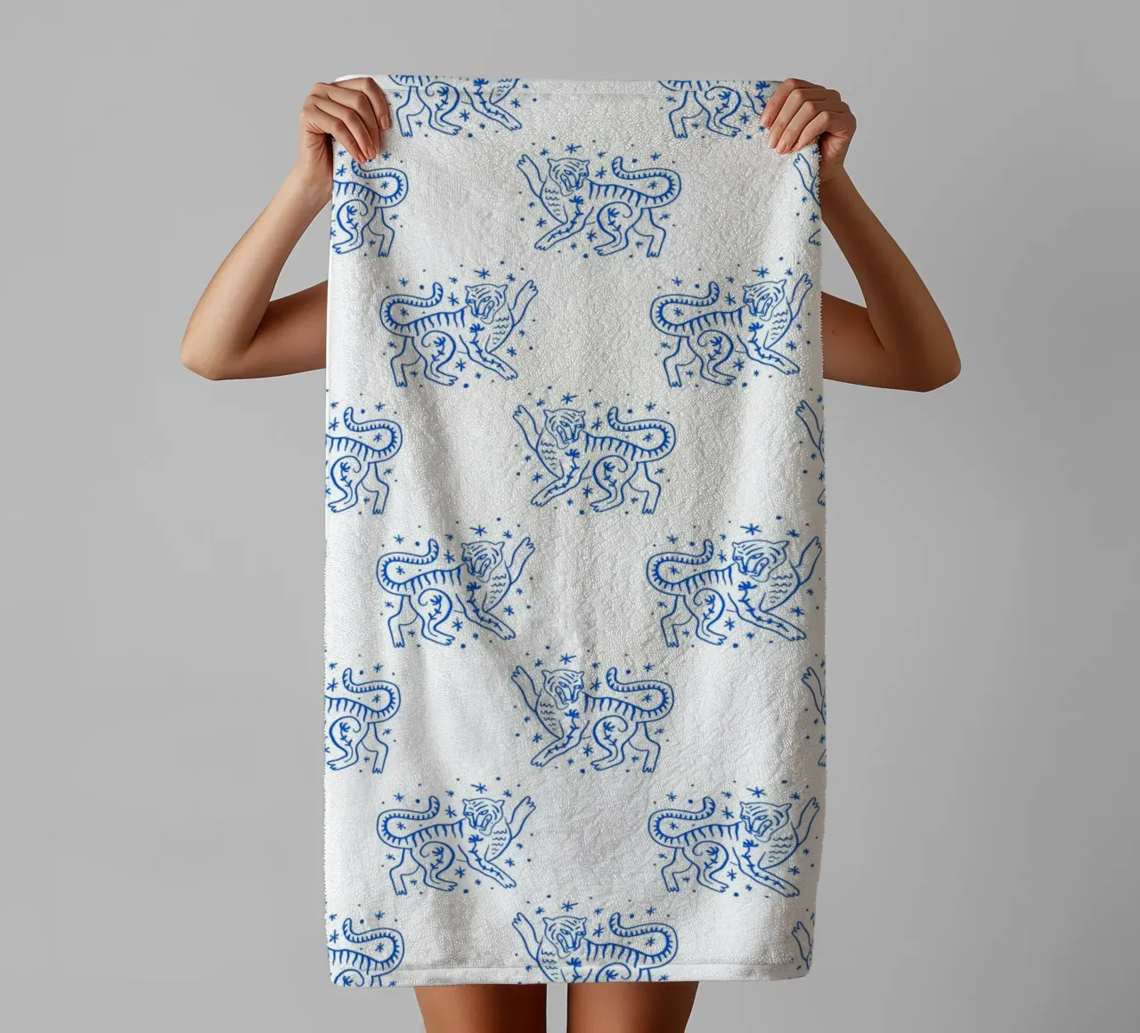 Tiger Pattern towel by treechild