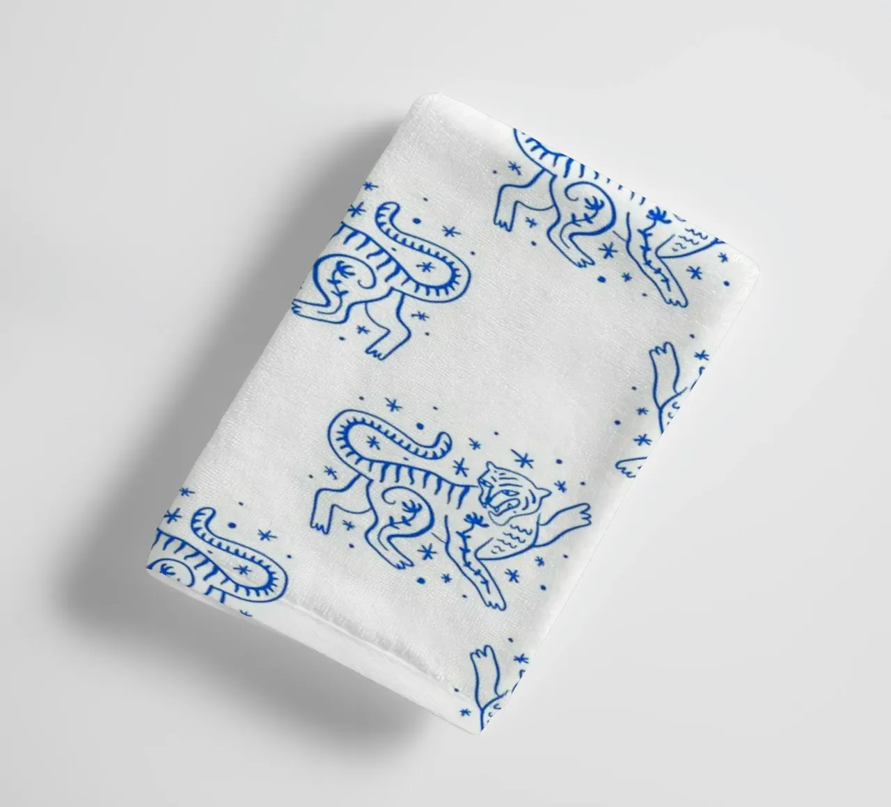 Tiger Pattern toalla de baño de treechild