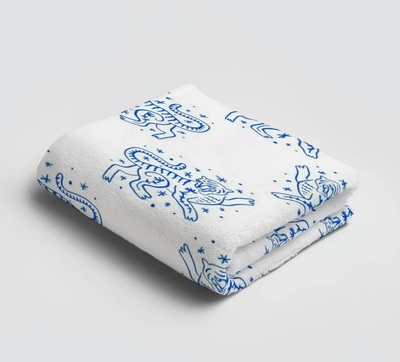 Tiger Pattern towel by treechild