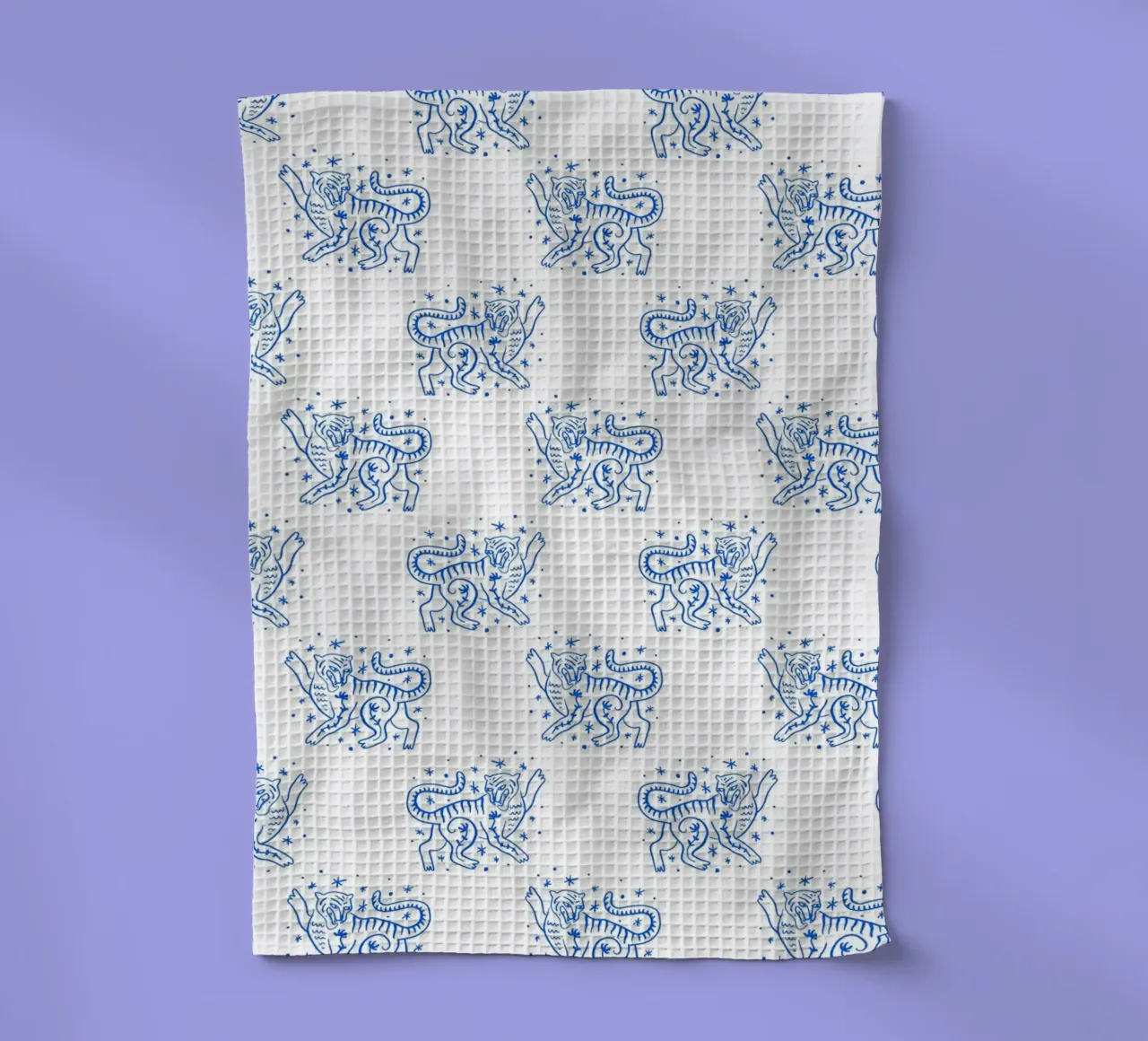 Tiger Pattern torchon de treechild