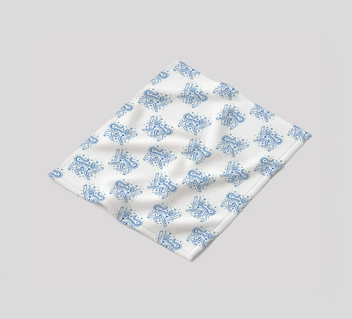 Tiger Pattern plaid polaire de treechild