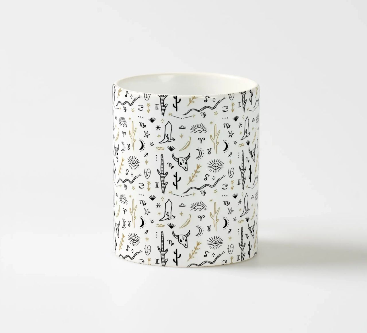 Zodiac Signs Pattern tazza in ceramica da treechild