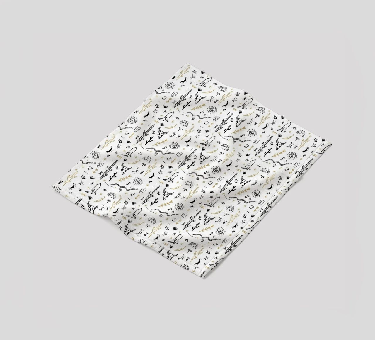 Zodiac Signs Pattern coperta in pile da treechild
