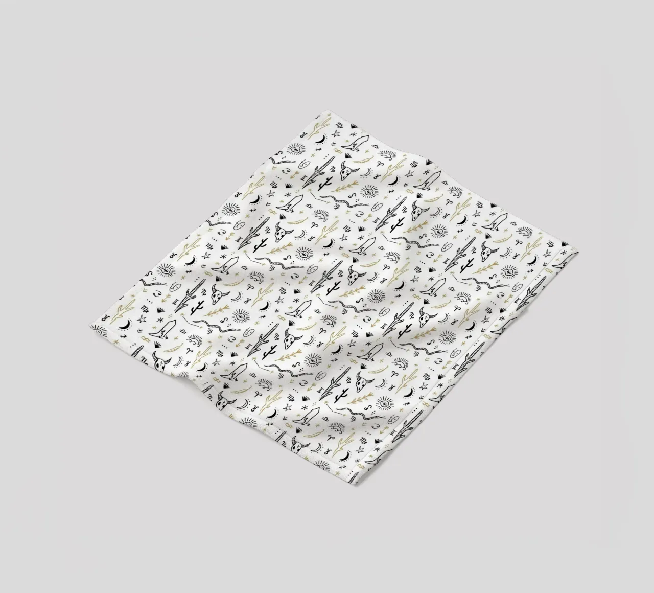 Zodiac Signs Pattern coperta in pile da treechild