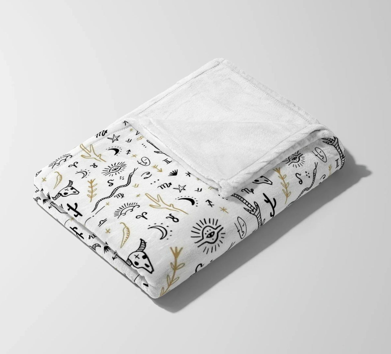 Zodiac Signs Pattern coperta in pile da treechild