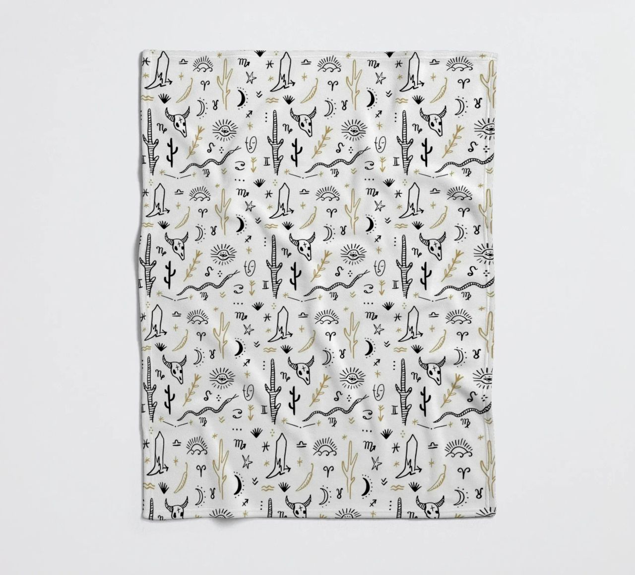 Zodiac Signs Pattern coperta in pile da treechild