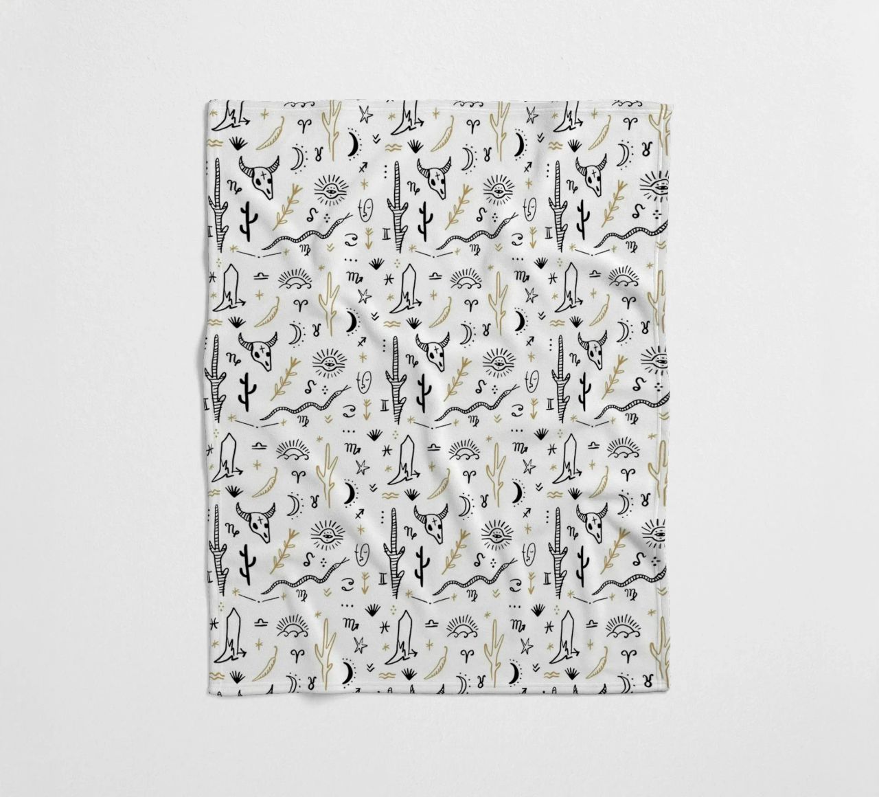 Zodiac Signs Pattern coperta in pile da treechild