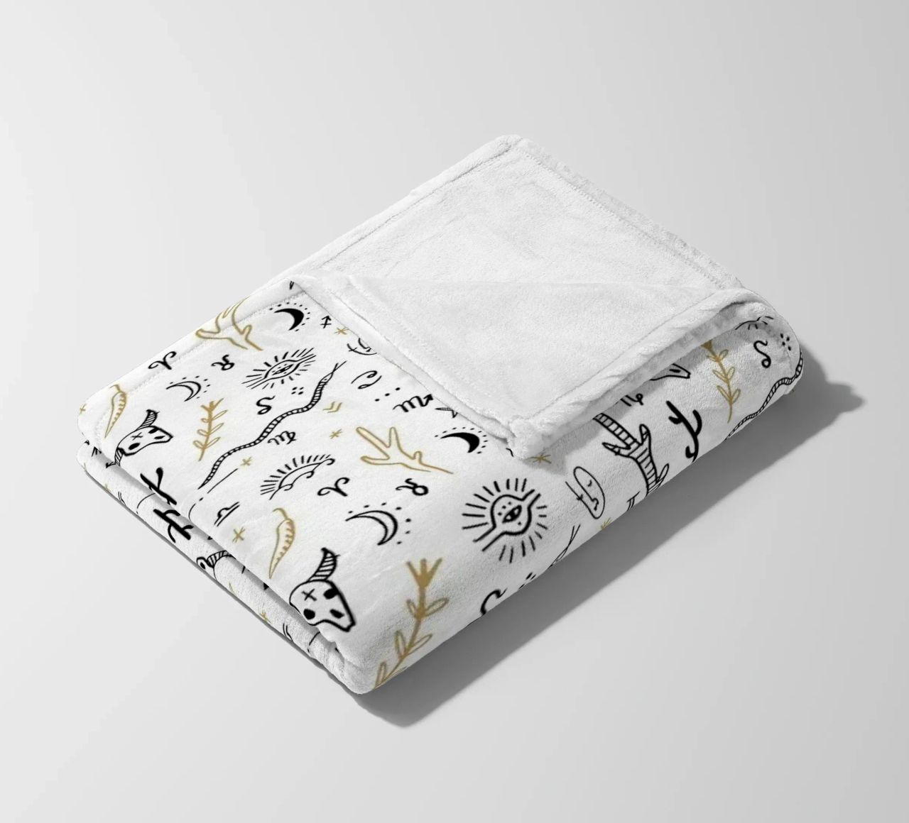 Zodiac Signs Pattern coperta in pile da treechild