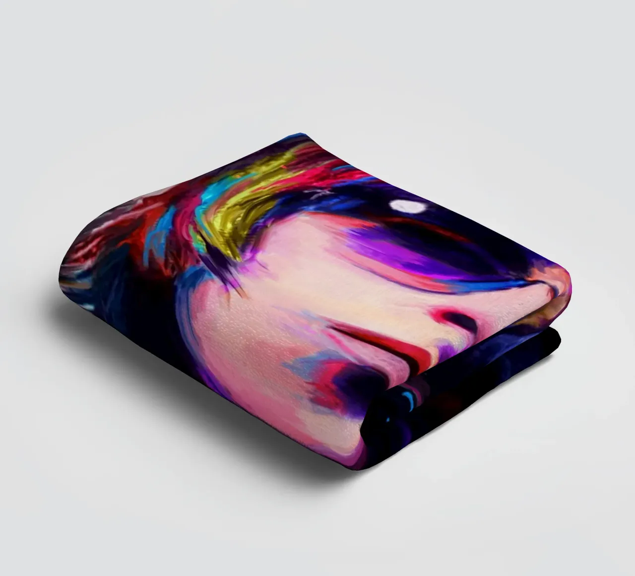 Liam Gallagher colorful pop art towel by Hantamrata