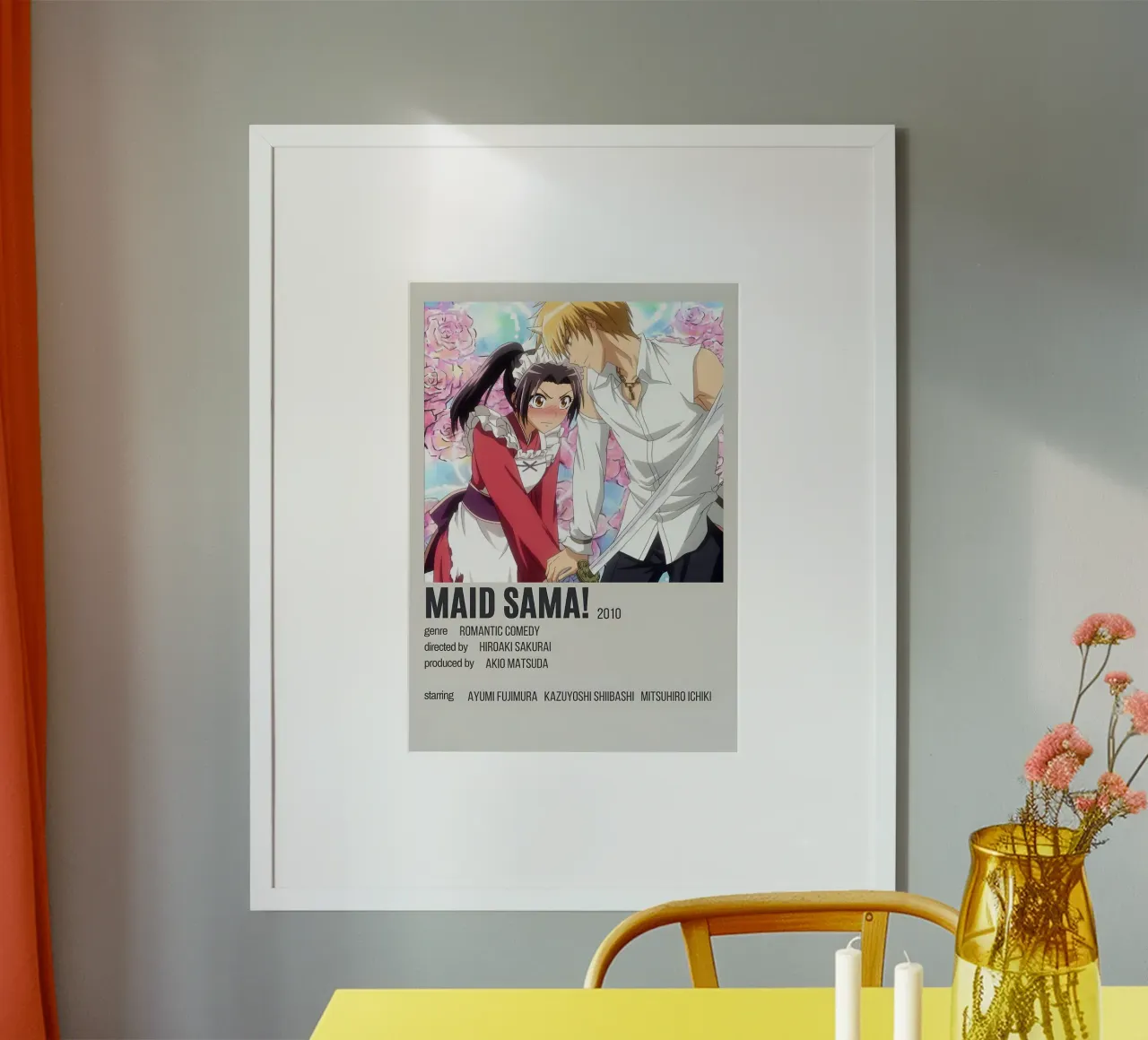 MAID SAMA! 2010 poster con telaio in alluminio da Totoya