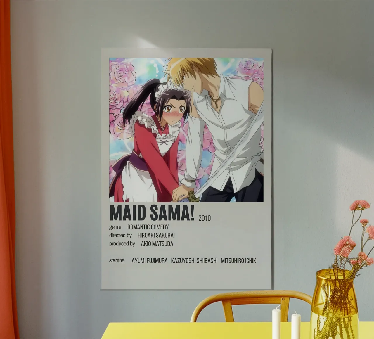 MAID SAMA! 2010 poster con telaio in alluminio da Totoya
