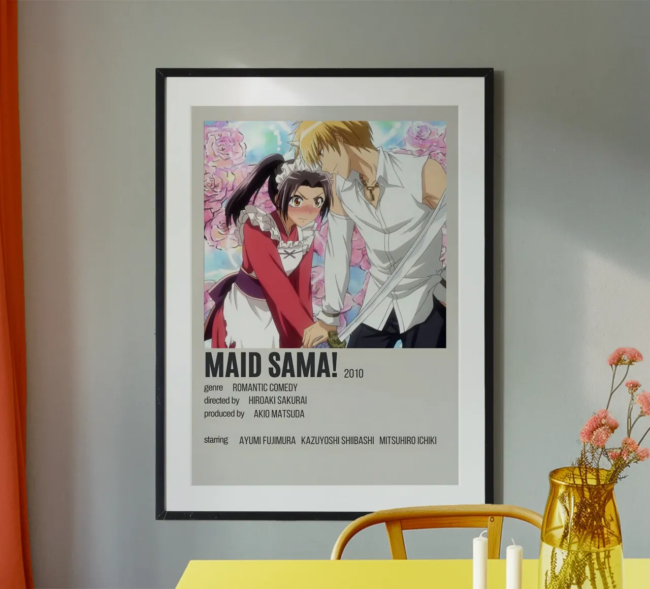 MAID SAMA! 2010 poster con telaio in alluminio da Totoya