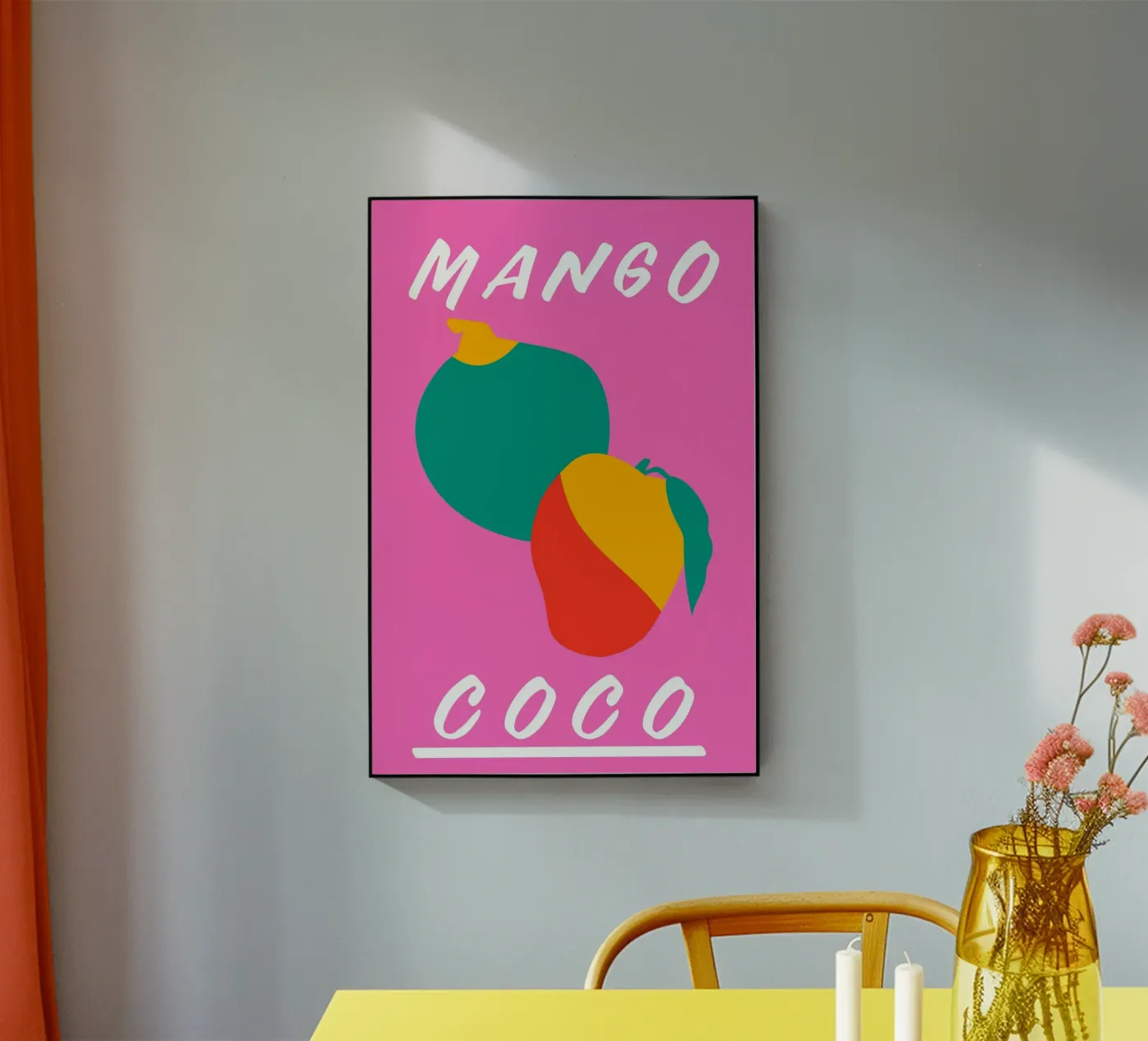 Mango Coco Acryl-Glas von Mariery Young