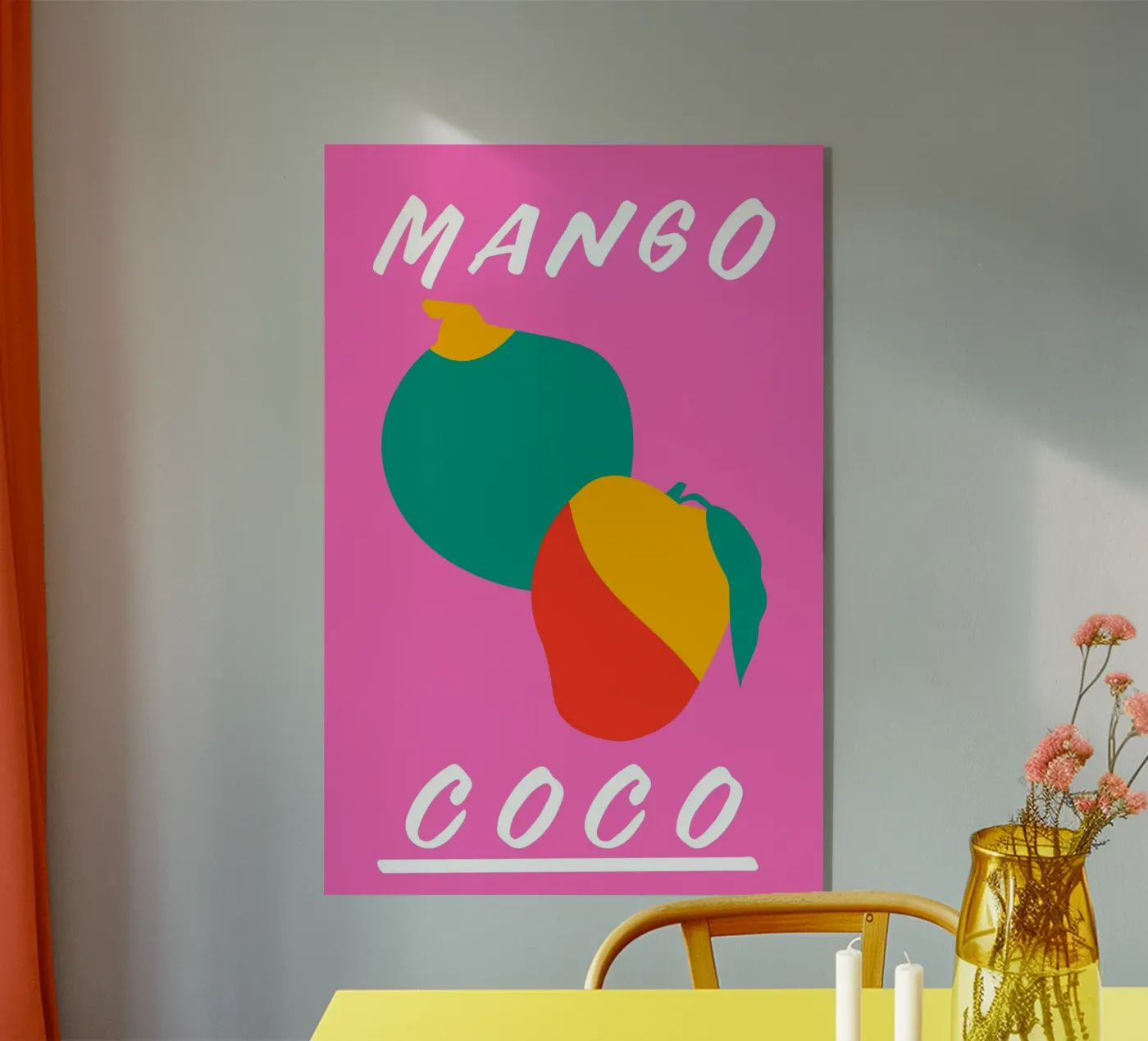 Mango Coco Acryl-Glas von Mariery Young