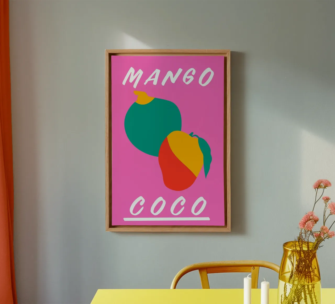 Mango Coco tela da Mariery Young