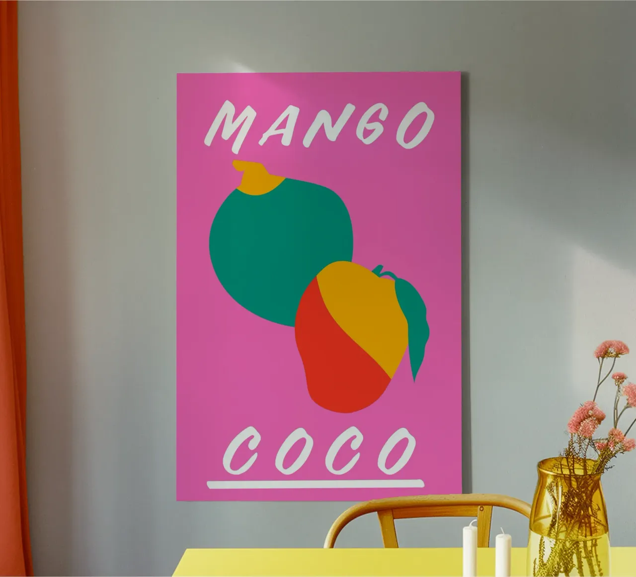 Mango Coco tela da Mariery Young