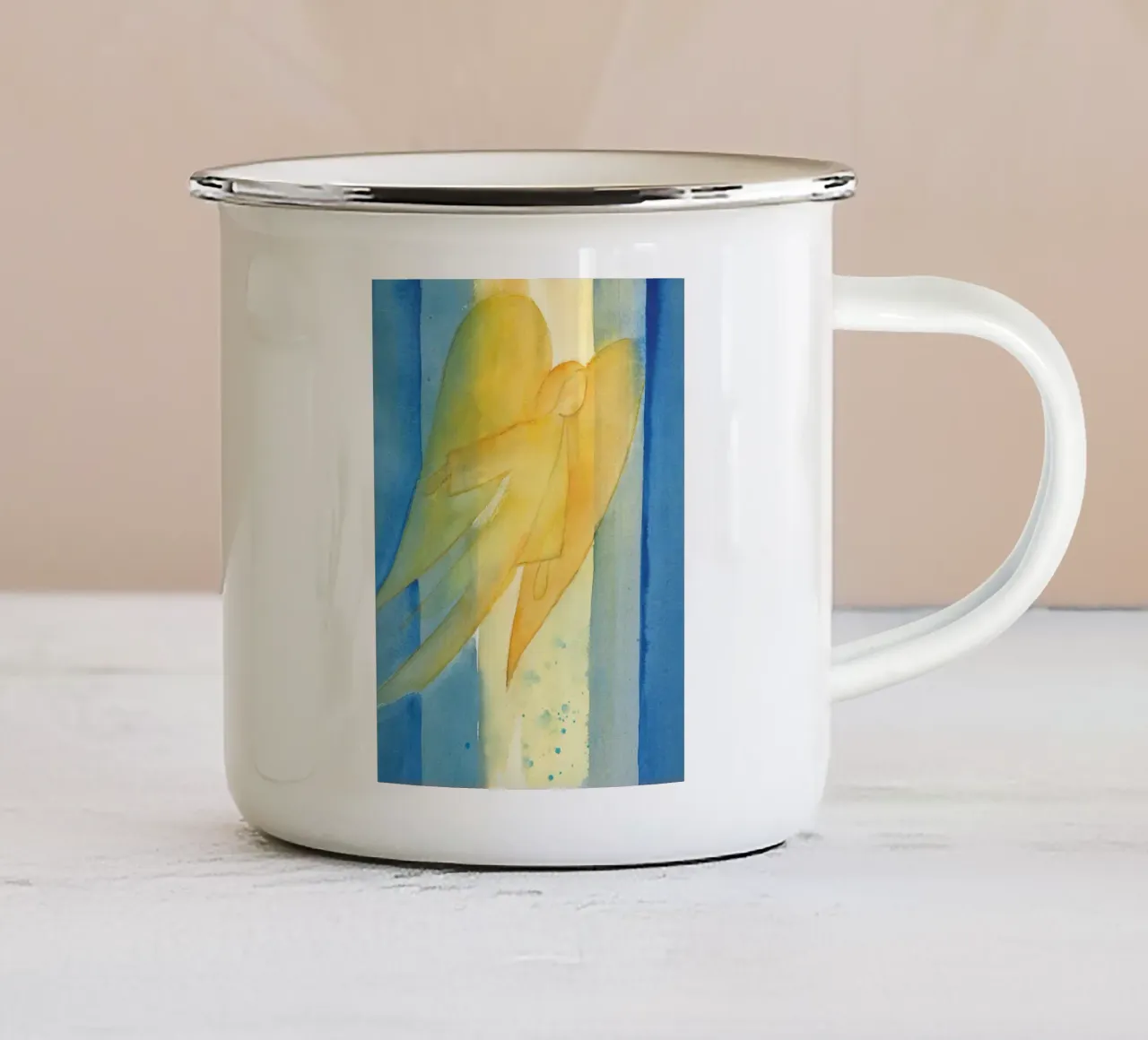 Schutzengel tazza in smalto da Engelbilder