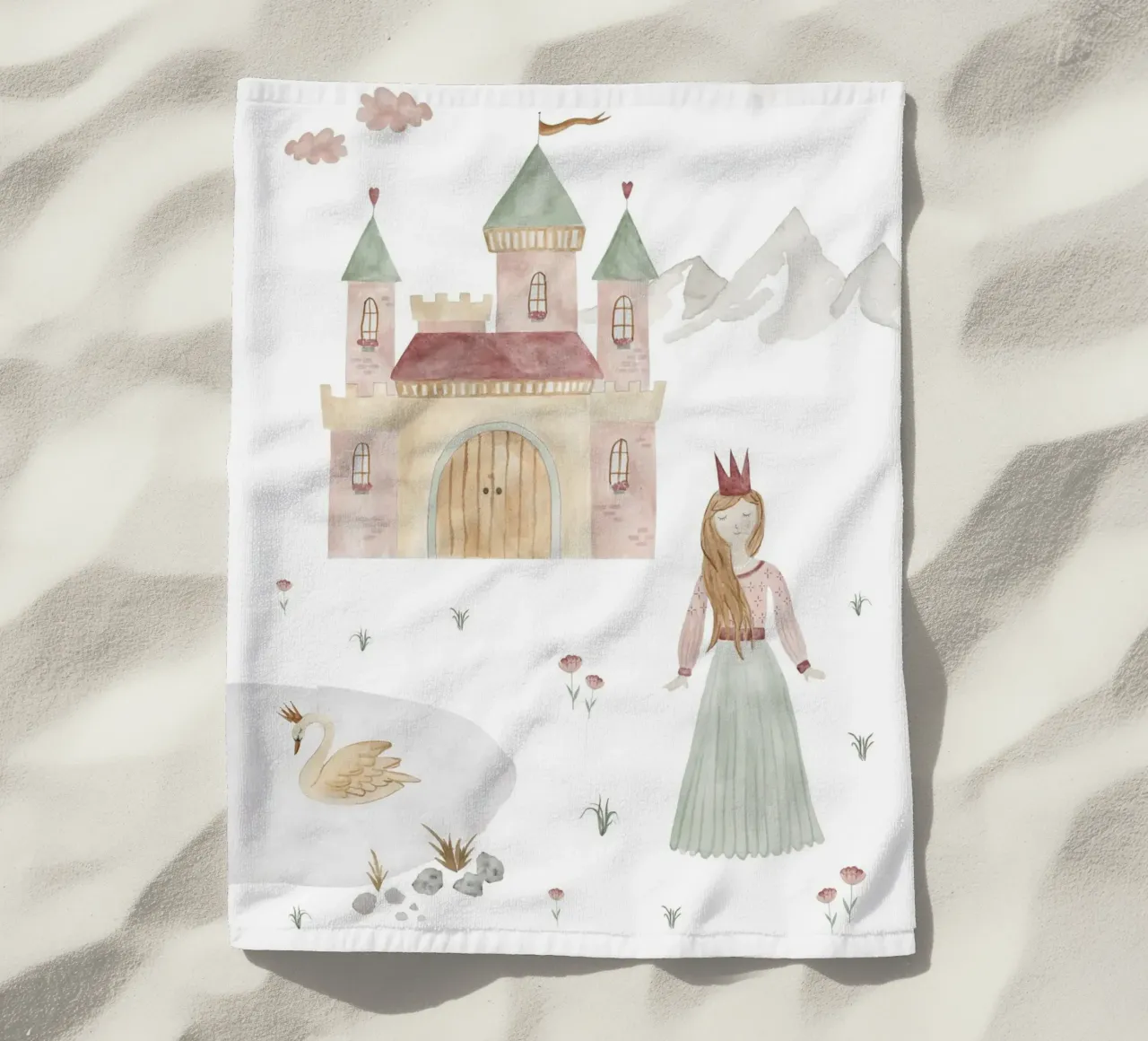 Prinzessin telo mare da herzundpapier