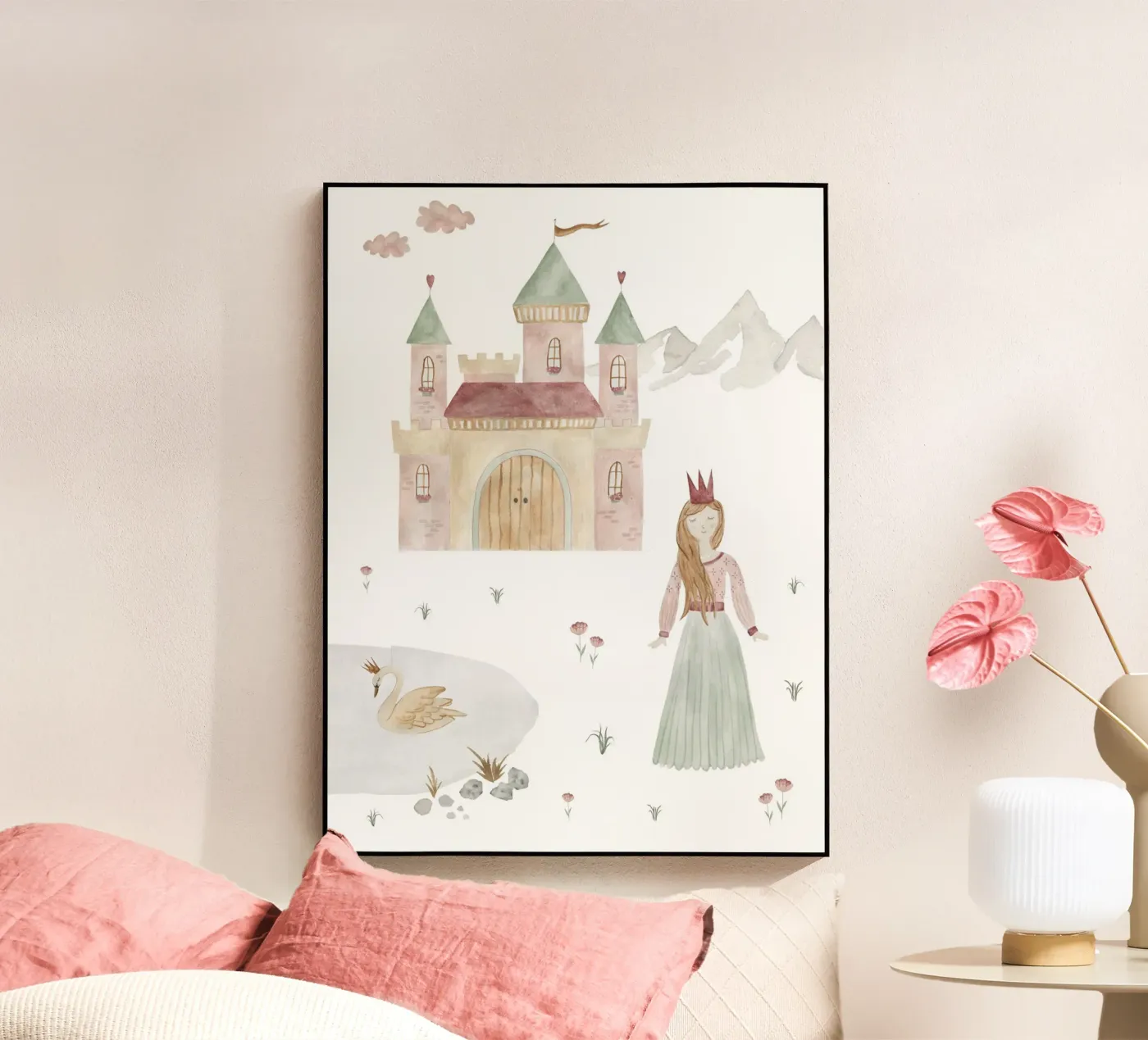 Prinzessin plexiglass da herzundpapier