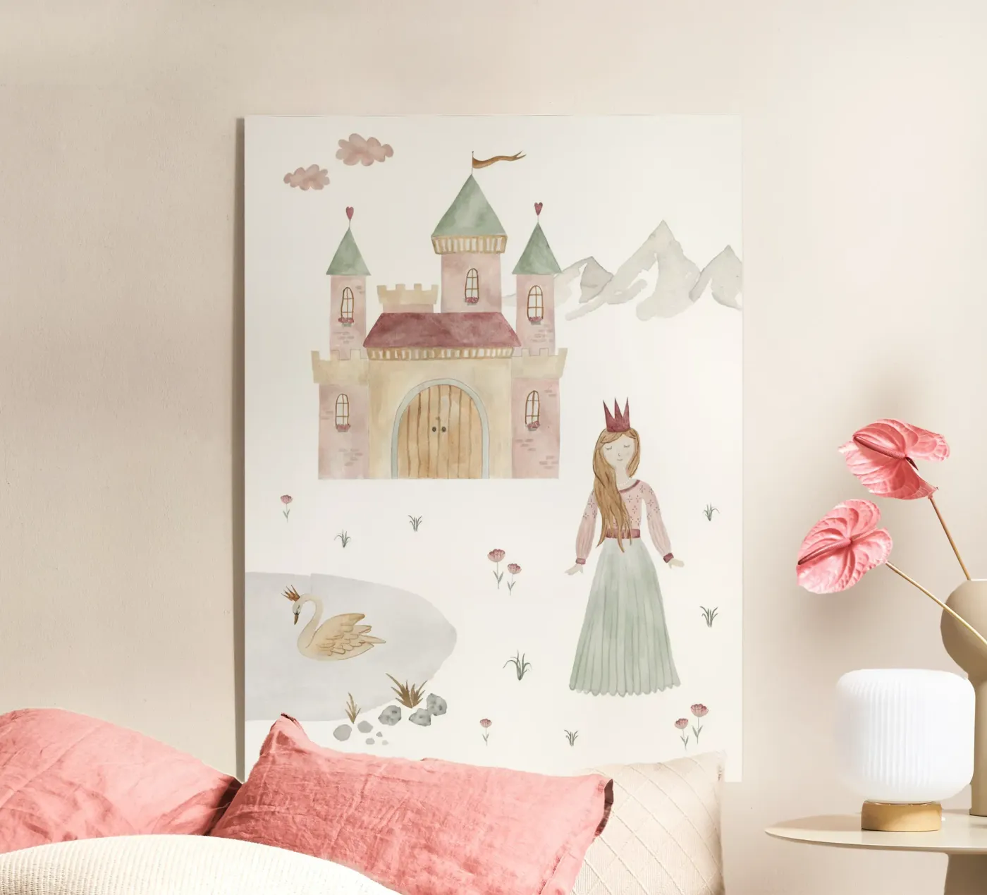 Prinzessin plexiglass da herzundpapier