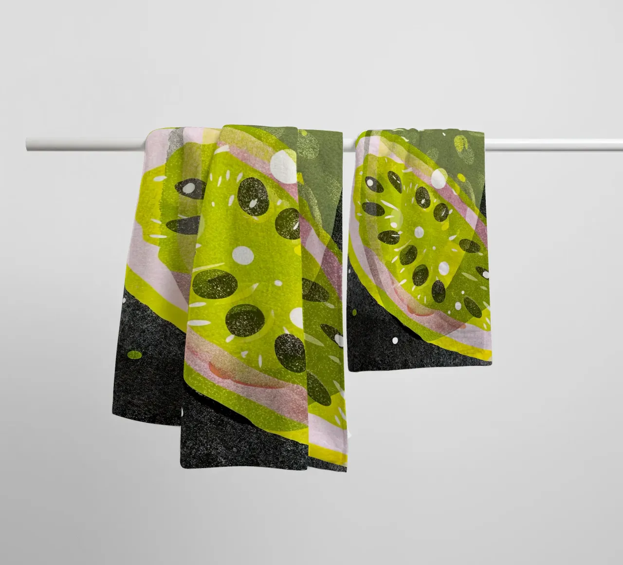 Kiwi asciugamano da bagno da Point and Art