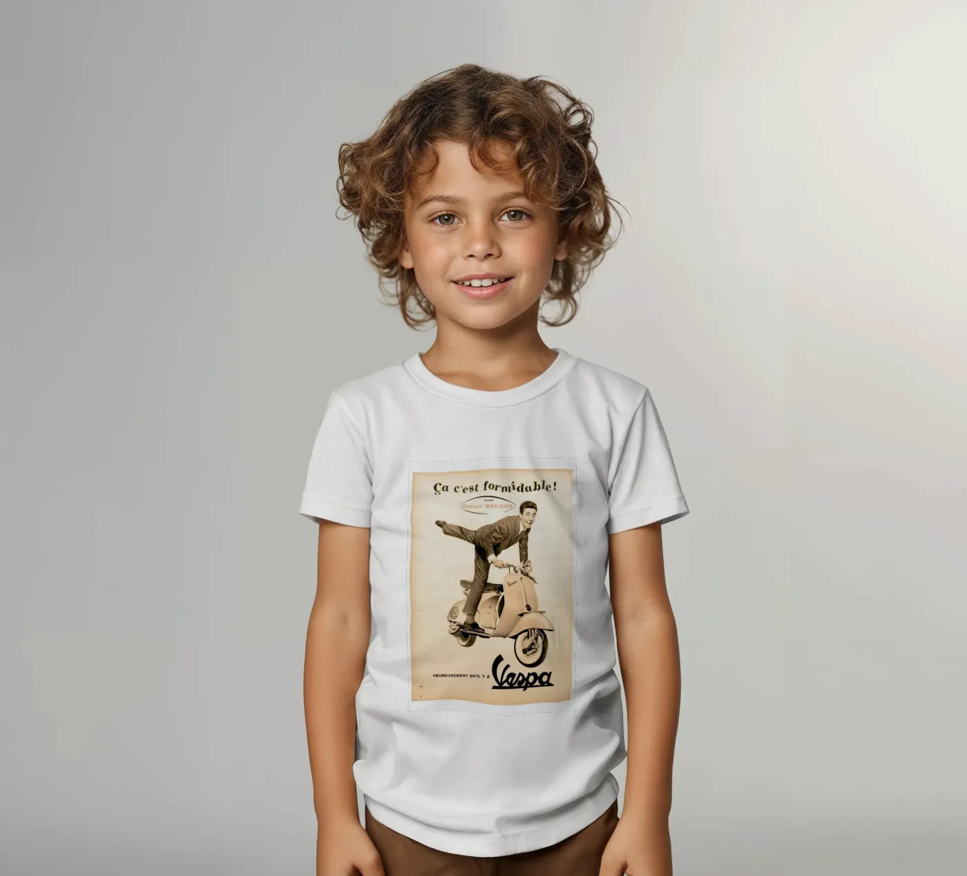 scooter t-shirt bambini da Robert Livingston