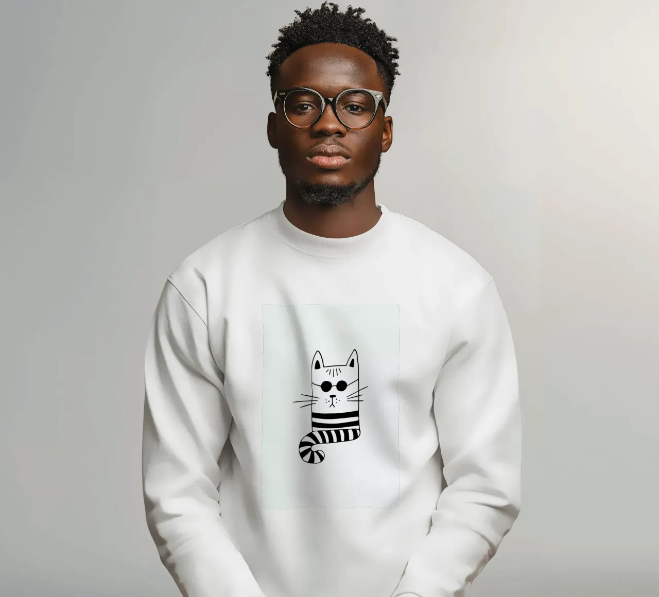 Cool Cat felpa da Little Flourishes