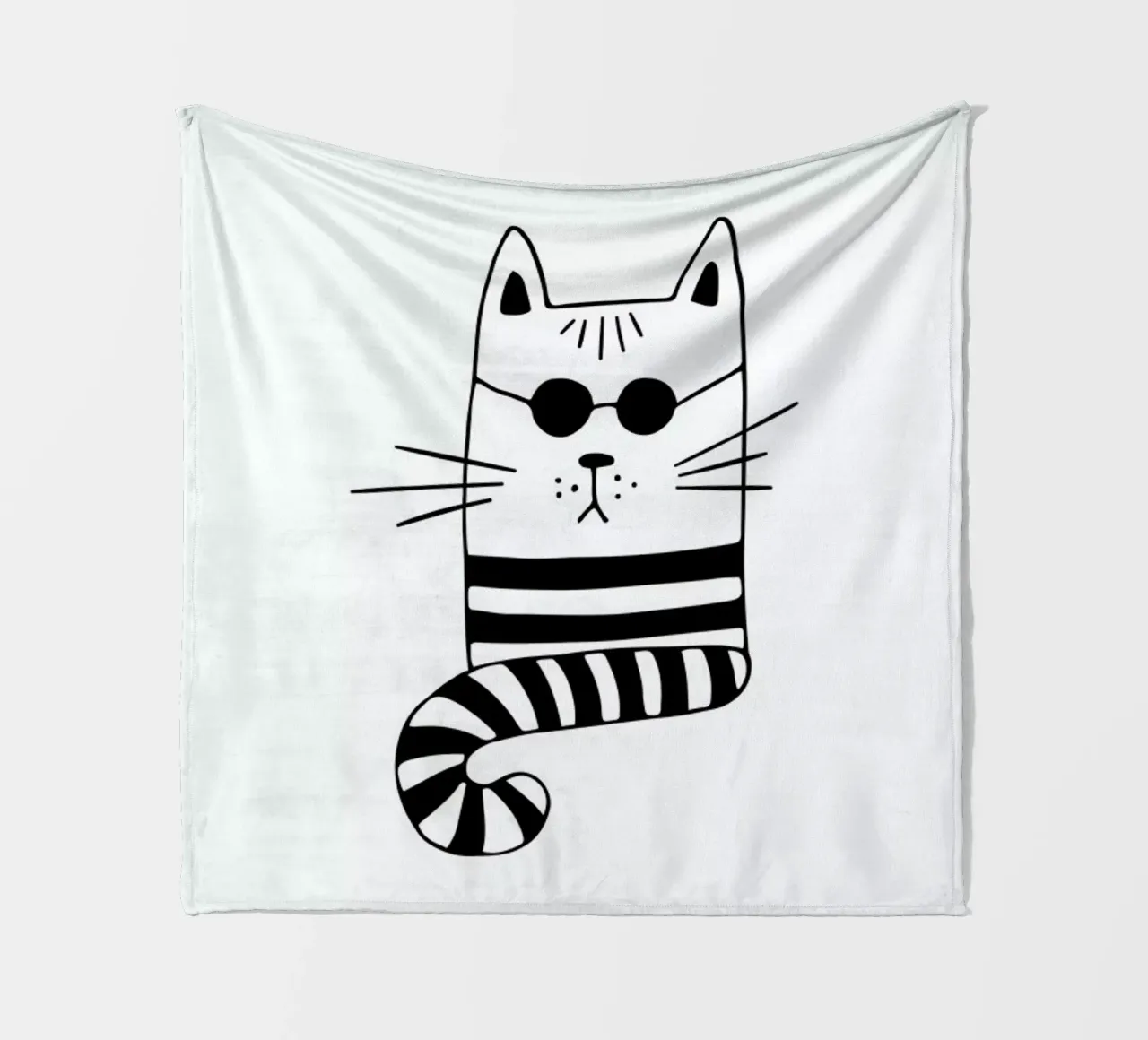 Cool Cat coperta in pile da Little Flourishes
