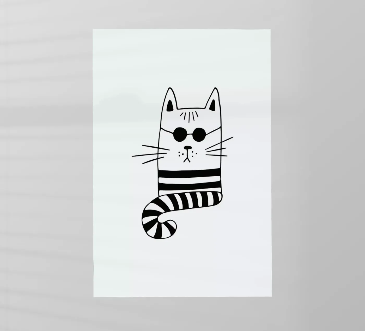 Cool Cat pellicola backlit da Little Flourishes