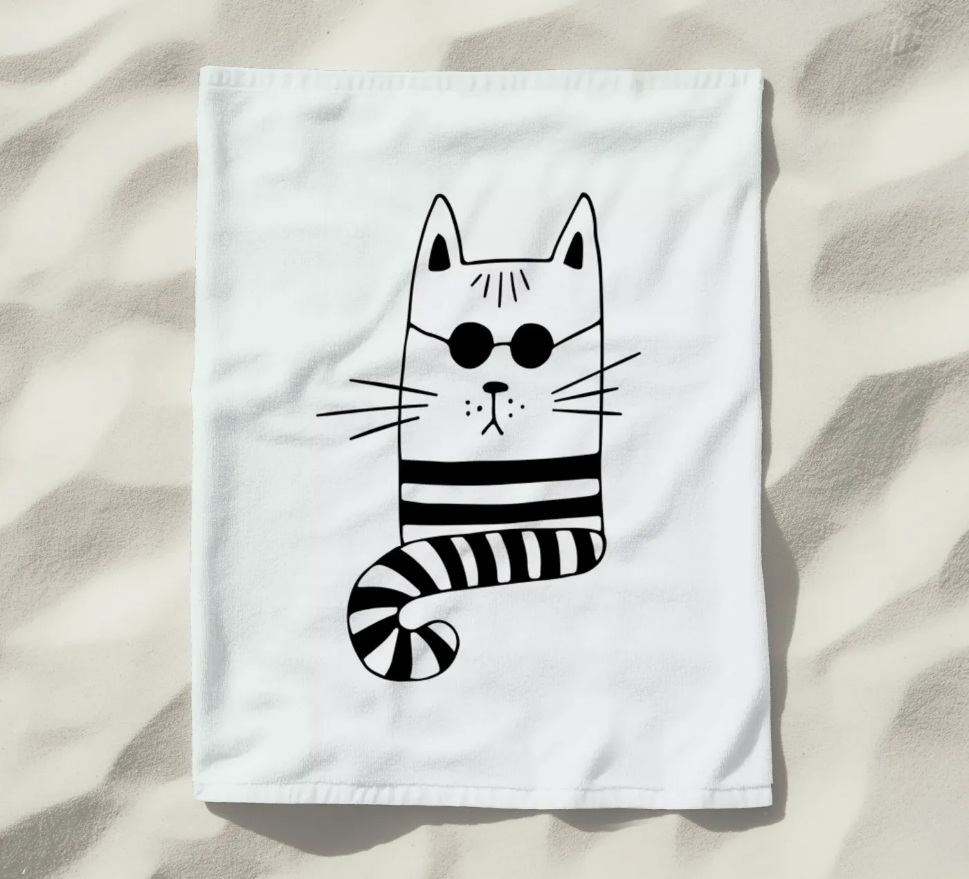 Cool Cat telo mare da Little Flourishes